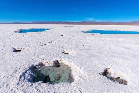 800 sq km salt desert Salinas Grandes