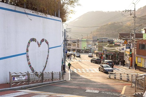 Street art at a crossroads