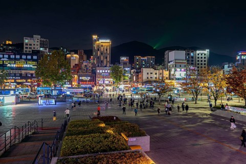 Station forecourt