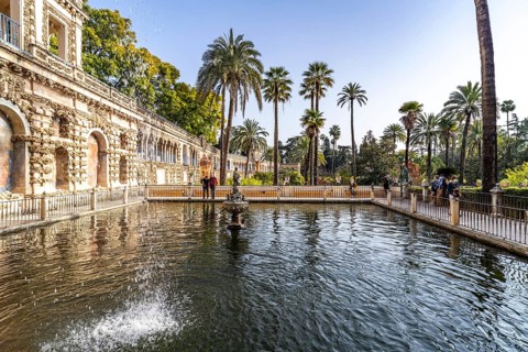 The Grotto Gallery Galeria del Grutesco and the Mercury Pond or Estanque Del Mercurio