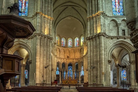 Interior of the Church of Saint-Nicolas
