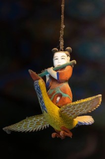 Ceiling figure in the prayer hall