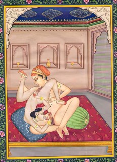 Depiction of an erotic scene