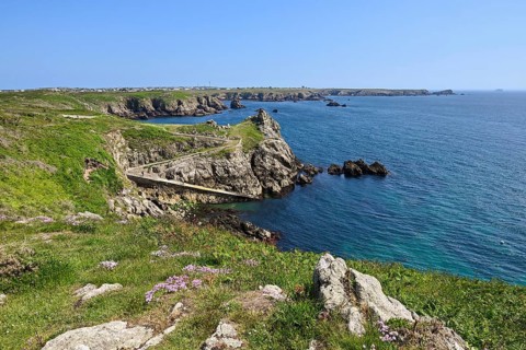 Rocky coast at Pointe de Penn ar Roc'h