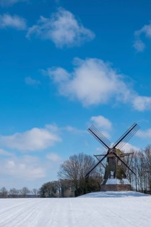 Quantwick mill in winter