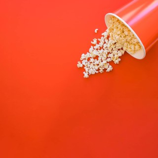 Bucket popcorn with space left