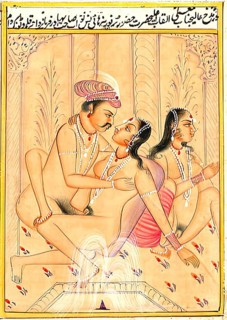 Man with two woman