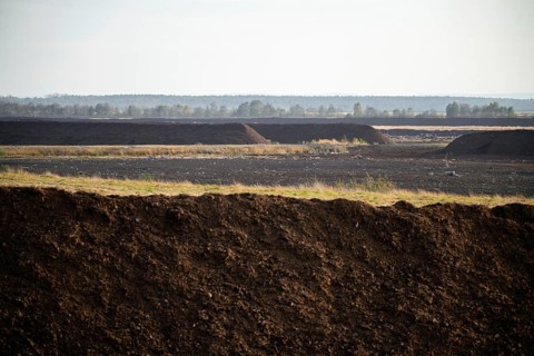 Peat cutting