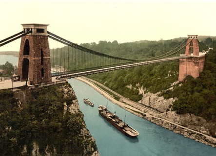 Clifton Suspension Bridge is a chain bridge over the River Avon in Bristol in South West England
