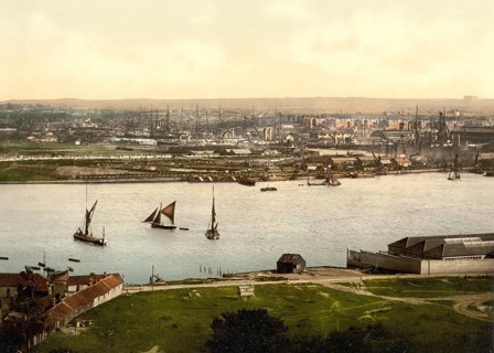 The dock yard of Chatham