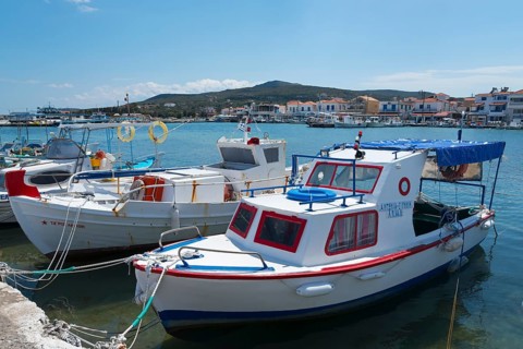 Ships in the harbour