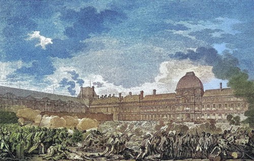 The attack on the Tuileries Palace