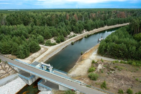 Sorno Canal at Sedlitz Lake
