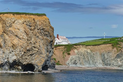 House on cliffs