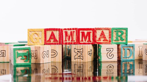 Set colourful cubes with letters