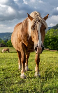 Haflinger horse