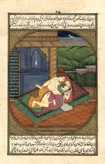 Depiction of an erotic scene