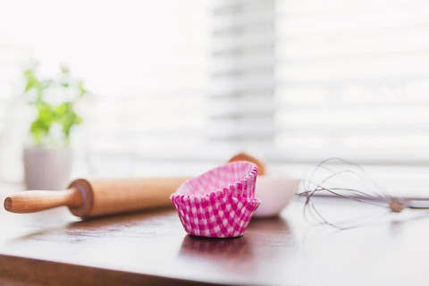 Bakeware wooden tabletop