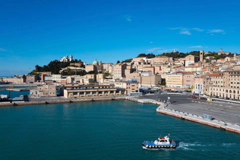 Pilot ship in harbour
