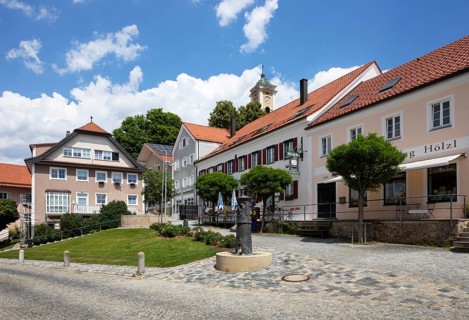 Marienbrunnen at the market square