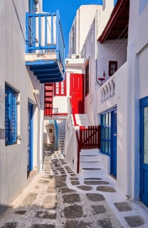 Classic and traditional narrow streets