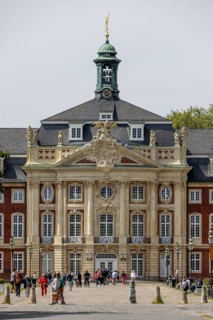 Muenster Prince-Bishop's Palace in Baroque style