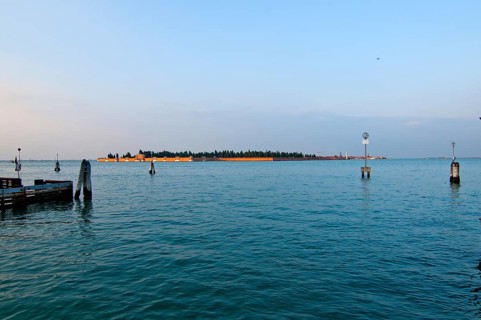 Venice Italy San Michele island cimitery of the town