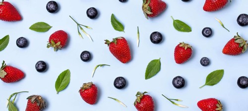 Arrangement delicious ripe produces