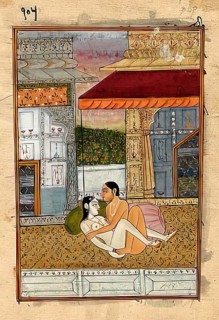 Depiction of an erotic scene