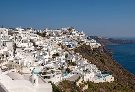 Panoramic view of Firostefani