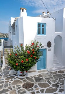 White Cycladic houses