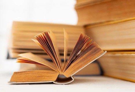 Open book table