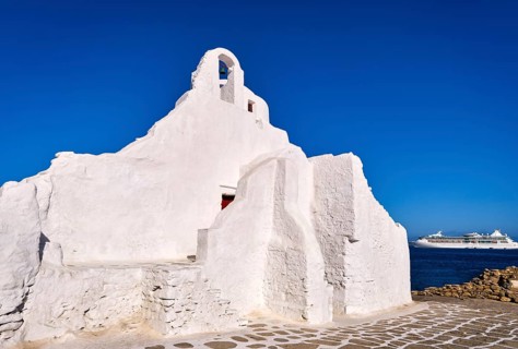 Famous tourist landmark of Greece