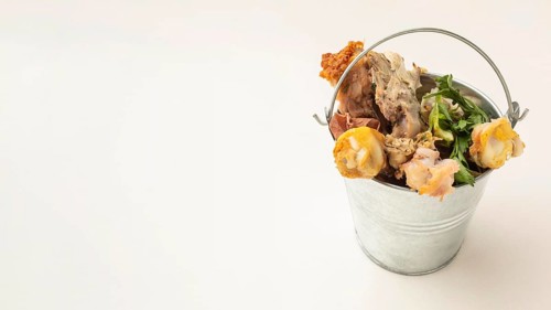 Bucket food wasted