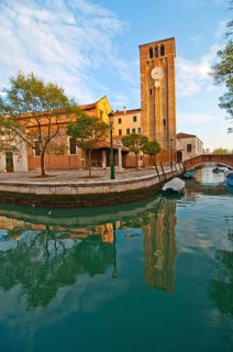 Venice Italy San Nicolo dei mendicoli rare 13th-century Veneto-Byzantine structure example