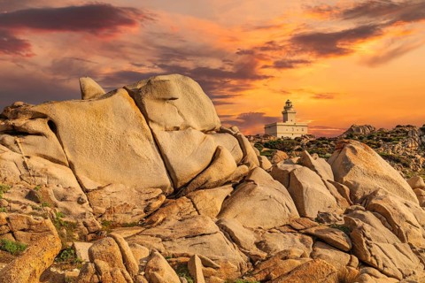 Lighthouse at Capo Testa