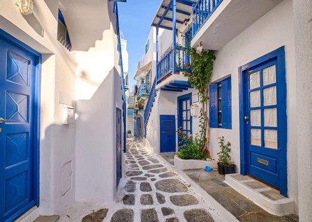 Classic and traditional narrow streets