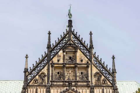 Detail Catholic Cathedral StPaulus-Dom