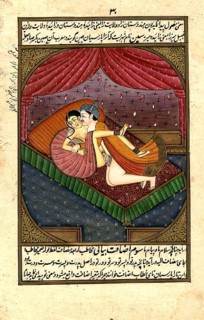 Depiction of an erotic scene