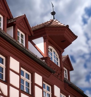 Historic roof lift bay