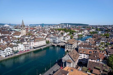 City view with Limmat
