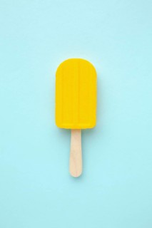 Top view flavoured ice cream