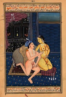Depiction of an erotic scene