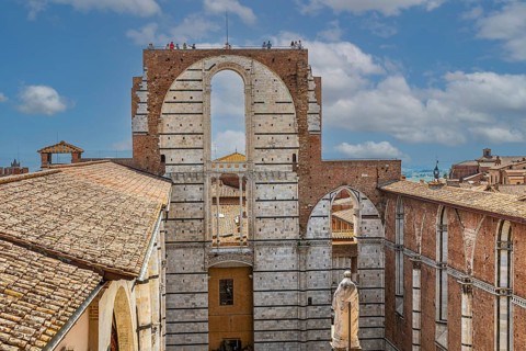 Viewing platform of the unfinished Siena Cathedral