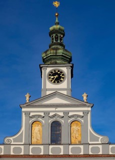 Town Hall on Premysl Otakar II Square in the historic old town of Ceske Budejovice