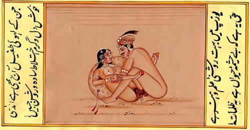Depiction of an erotic scene