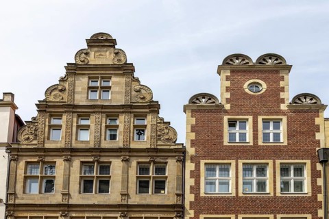 Gable House with Decorations