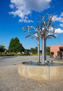 Fountain in the spa gardens