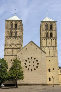 The back of the Catholic Cathedral StPaulus-Dom