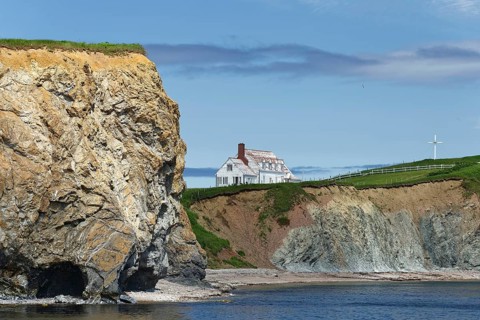 House on cliffs
